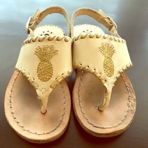 Jack Rogers little miss pineapple sandals